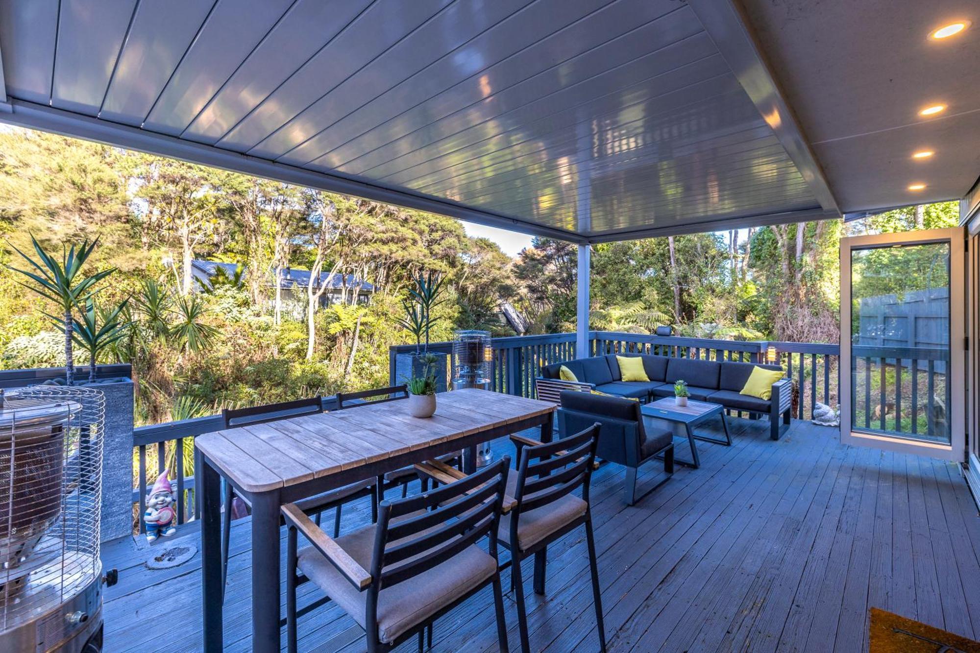 Island Sanctuary - Waiheke Holiday Home Ostend Luaran gambar