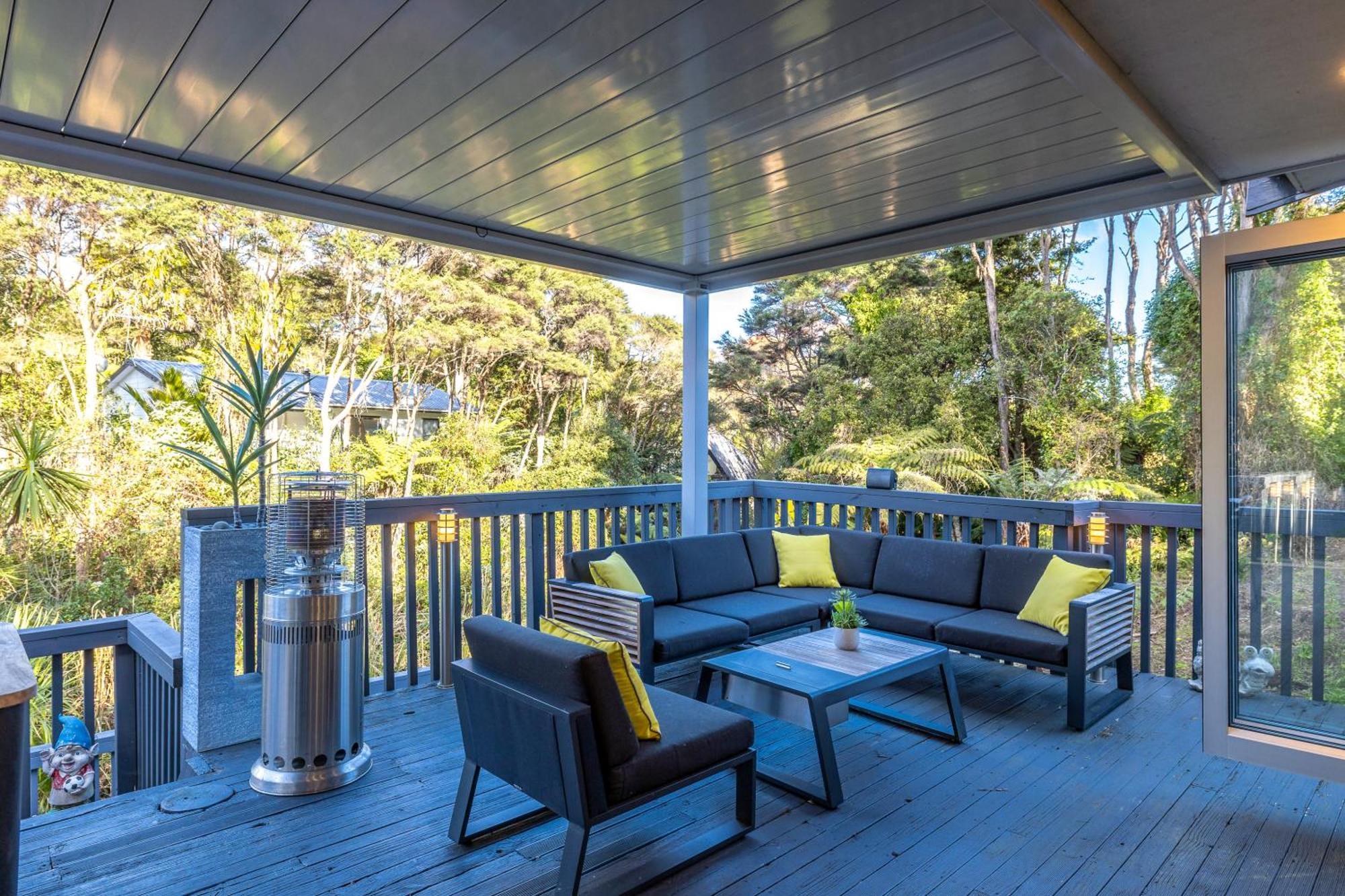 Island Sanctuary - Waiheke Holiday Home Ostend Luaran gambar